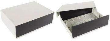 Coffret wcah plastique pvc gris 260x190x85mm wcah2507 boitier boite coffre protection materiel ECLATS DESTOCKAGE