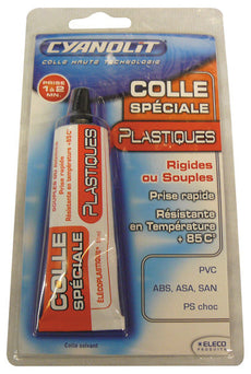 Colle pvc plastique cyanolit speciale collage prise rapide quelecoplastic