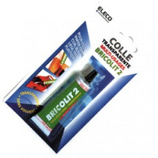 Colle transparente sans solvant speciale plastic / carton / papier ref:qubricolit2