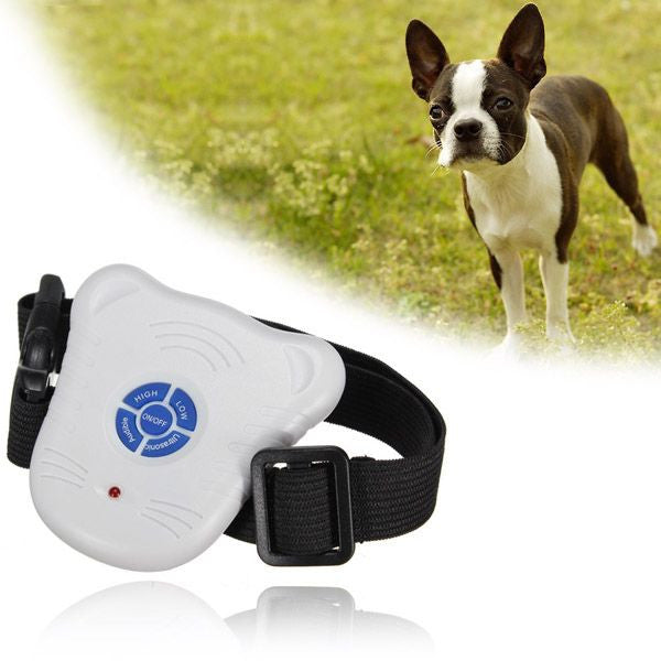Collier ultrason anti aboiement éducation repousse chien ultrasonique - ECLATS DESTOCKAGE