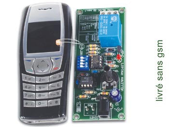 Commande distance gsm (kit non monté) mk160 mise en service domotique telecommande telephone ECLATS DESTOCKAGE