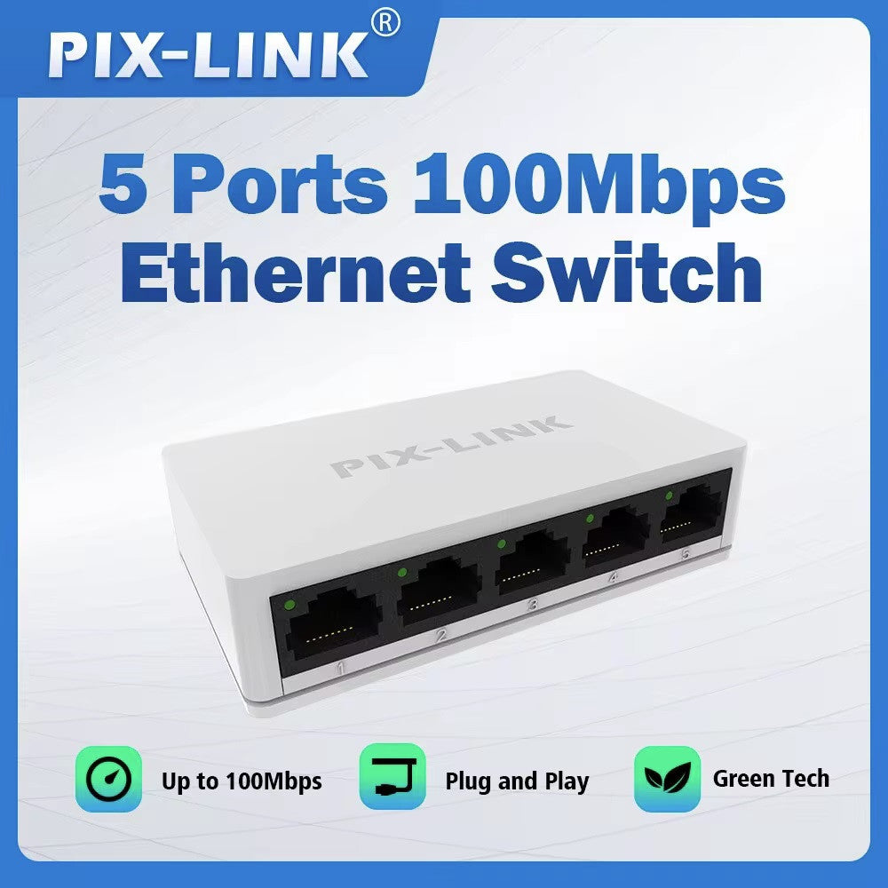 Commutateur ethernet 5 ports cmp ehub15 switch 10 100 mb reseau internet filaire hub ECLATS DESTOCKAGE