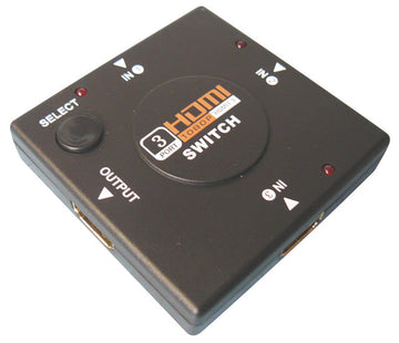 Commutateur hdmi 3 ports switch repartiteur 3 canaux sequenceur split hdtv hq ECLATS DESTOCKAGE