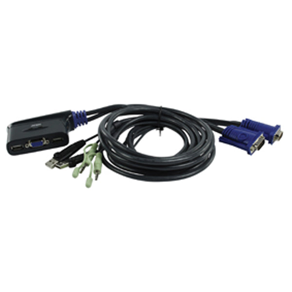 Commutateur kvm 2 ports aten at-cs62u ECLATS DESTOCKAGE