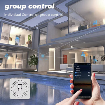 Commutateur WiFi 2 ch 16a 220v bricolage pour maison intelligente contrôle bidirectionnel smart life ECLATS DESTOCKAGE