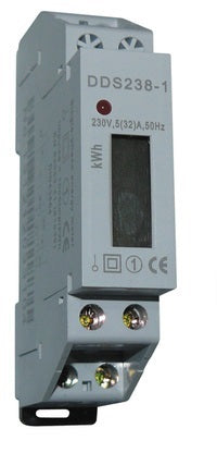 Compteur 220v electrique d energie wattmetre monophase din rail 1 phase consommation indicateur kwh ECLATS DESTOCKAGE