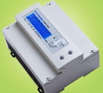Compteur energie electronique 100a 4 fils rail din courant alternatif triphasé pour montage ECLATS DESTOCKAGE