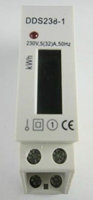 Compteur energie monophase wattmetre electrique rail din 220v 1 phase indicateur consommation kwh ECLATS DESTOCKAGE