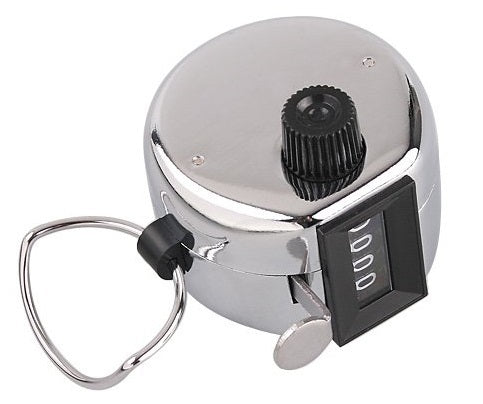 Compteur gris manuel compte personne à main clic ECLATS DESTOCKAGE