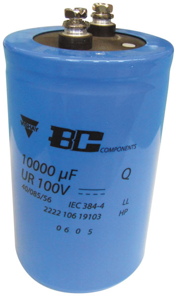 Condensateur 10 000µf 10000 mf 100v condo capacite demarrage cdc106100v10kmf - ECLATS DESTOCKAGE