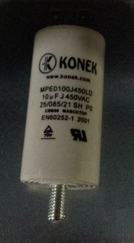 Condensateur 10 mf démarrage moteur mk 10µf micro farad 400v ECLATS DESTOCKAGE