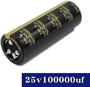 Condensateur 100 000µf 100000 mf 25v condo capacite demarrage co39 cdco3825v10k - ECLATS DESTOCKAGE