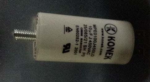 Condensateur 10mf demarrage moteur cosse am 500v 400v 450v - ECLATS DESTOCKAGE