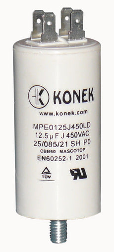 Condensateur 12.5µf 12.5 mf µf micro farad cbb60 400v 450v 500v condo demarrage moteur cosse am