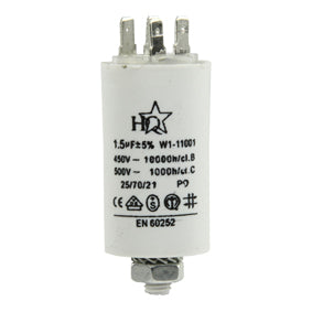 Condensateur 1.5µF 1.5MF 450v 50/60 hz condo w1-1100 demarrage moteur cosse ECLATS DESTOCKAGE