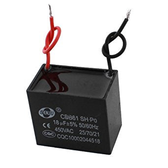 Condensateur 15mf 15 mf uf micro farad 50/60Hz 15uF/µ Pour CBB61 450 ACC avec câble ECLATS DESTOCKAGE