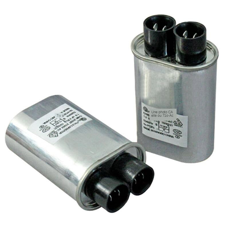 Condensateur 1mf 1.0uf 1.05mf 1 uf 1.05 mf 2100V micro-ondes LG,ELECTROLUX SAMSUNG WHIRLPOOL ECLATS DESTOCKAGE