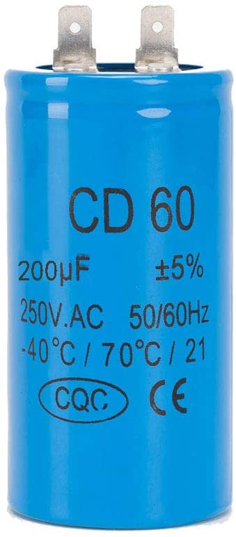 Condensateur 200mf 200 mf micro farad 200uF 250v condo climatiseur moteur cd60 Machine à Laver ECLATS DESTOCKAGE