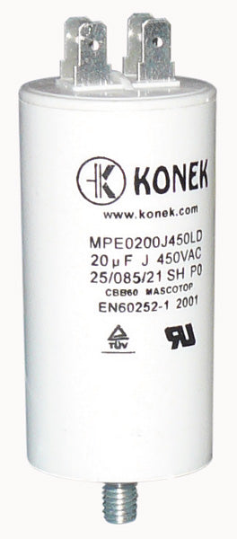 Condensateur 20mf 20 mf micro farad 450v 50/60 hz BFC51 cbb60 9210028B5 (BRANDT) cosse am - ECLATS DESTOCKAGE