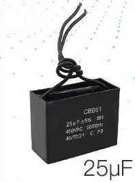 Condensateur 25uf 25mf 450v 25 micro farad mf 50 60 hz cbb61 ECLATS DESTOCKAGE