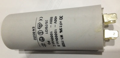 Condensateur 30µf 30 mf micro farad 450v condo demarrage moteur double cosse faston 6.3mm m8 - ECLATS DESTOCKAGE