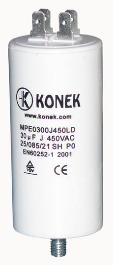 Condensateur 30mf 30 mf micro farad 450v 50/60 hz CBB60 w1-11030 condo demarrage moteur cosse