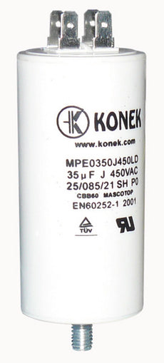 Condensateur 35mf 35 mf micro farad 450v 50/60 hz condo demarrage moteur cosse am cbb60