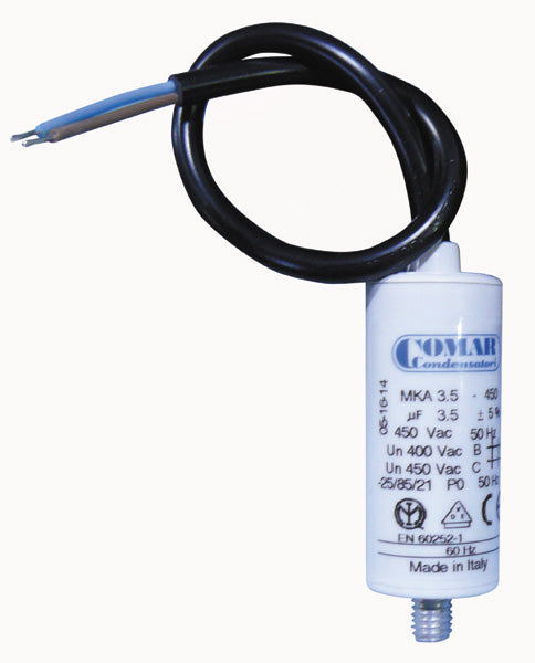 Condensateur 3.5mf 3.75 mf micro farad 450v cbb60 condo demarrage moteur condo à cable - ECLATS DESTOCKAGE