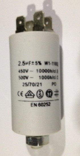 Condensateur 450v 2mf 2 mf uf micro farad 50/60hz condo demarrage moteur cosse am ECLATS DESTOCKAGE