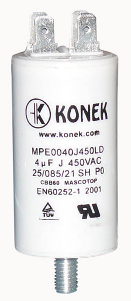 Condensateur 4mf 4 mf micro farad 400v 450v 500v w1-11004 cbb60 condo demarrage moteur cosse am - ECLATS DESTOCKAGE