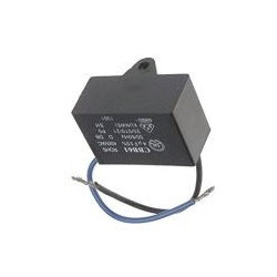 Condensateur 4mf 4 mf uf micro farad ventilateur de plafond CBB61 4uf 450VAC 2 fils 50/60 Hz ECLATS DESTOCKAGE