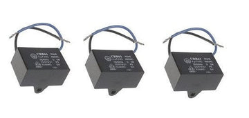 3 Condensateur 4uf 4mf 4 mf uf micro farad 450v 500v ac rectangle cbb61 demarrage moteur ventilateur 50/60Hz ECLATS DESTOCKAGE