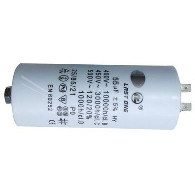 Condensateur 55mf 55micro farad 450v 50/60 hz condo demarrage moteur cosse - ECLATS DESTOCKAGE