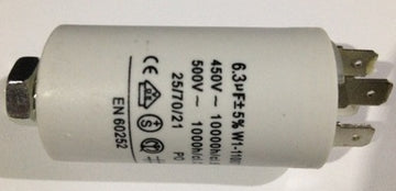 Condensateur 7µf 7 mf µf micro farad 400v 450v 500v pour seche linge brandt vedette bfce21eu1 - ECLATS DESTOCKAGE
