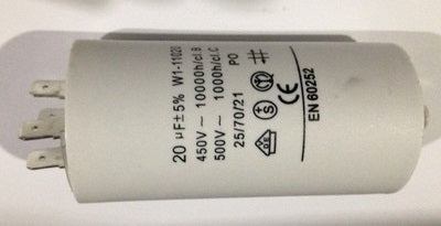 Condensateur a 4 broches 450v 20 uf mf micro farad  60 hz moteur motor - ECLATS DESTOCKAGE