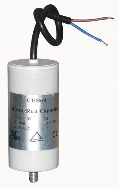 Condensateur a fils 400v 450v permanent 30 µf mf uf microfarad condo  30uf 30mf ECLATS DESTOCKAGE