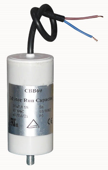 Condensateur a fils 400v 450v permanent 30 µf mf uf microfarad condo  30uf 30mf ECLATS DESTOCKAGE
