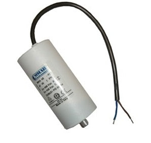 Condensateur avec fil 16µf 16 mf micro farad 450v pour lave linge demarrage moteur - ECLATS DESTOCKAGE