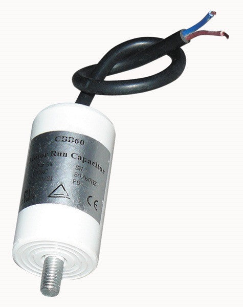 Condensateur avec fil 8µf electrol 400v 450v 500v pour lave linge constructeurs - ECLATS DESTOCKAGE
