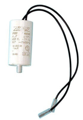 Condensateur avec fil electrique condo 4mf 4 mf micro farad 450v cable demarrage ECLATS DESTOCKAGE