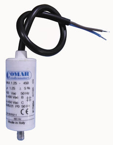 Condensateur cbb60 1.25mf 1.25 mf micro farad 400v 450v 500v moteur condo à cable