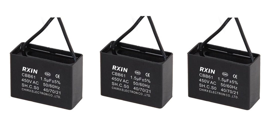 3 Condensateur cbb61 1.5uf 450v 1.5mf 1.5 mf uf micro farad 50/60hz condo demarrage moteur ECLATS DESTOCKAGE