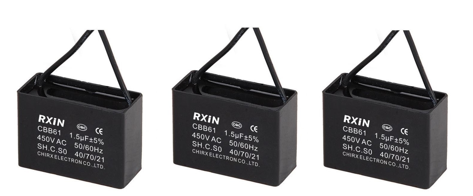 3 Condensateur cbb61 1.5uf 450v 1.5mf 1.5 mf uf micro farad 50/60hz condo demarrage moteur ECLATS DESTOCKAGE