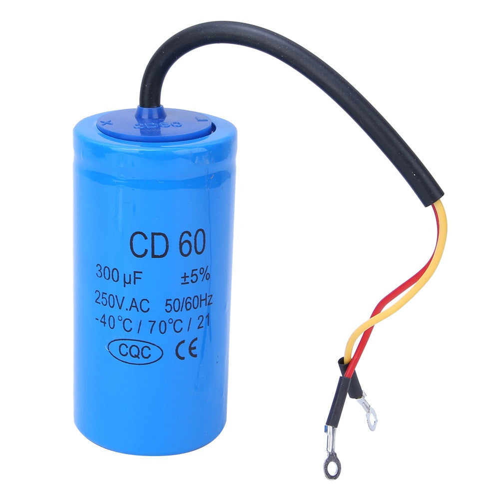 Condensateur CD60 250V 300uf 300v moteur réfrigérateur climatiseur moteurs pompe a eau ECLATS DESTOCKAGE