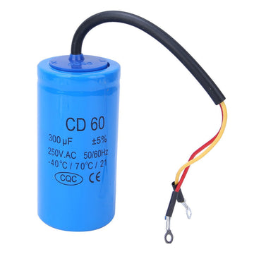 Condensateur CD60 250V 300uf 300v moteur réfrigérateur climatiseur moteurs pompe a eau ECLATS DESTOCKAGE
