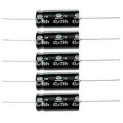 Condensateur chimique axial 25v 22mf cdcha25v22mf - ECLATS DESTOCKAGE
