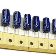 Condensateur chimique électrolytique 100 uf mf 160v radial 105°c pas 7.62 cdr105160v100mf7