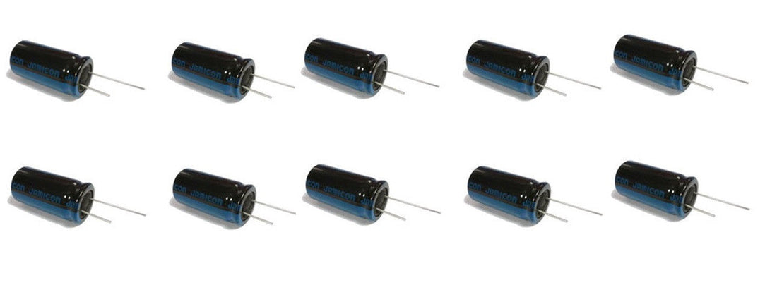 10 Condensateur chimique radial 47 mf uf 160v jamicon pas 5.08 cdr1j160v47mf5 ECLATS DESTOCKAGE