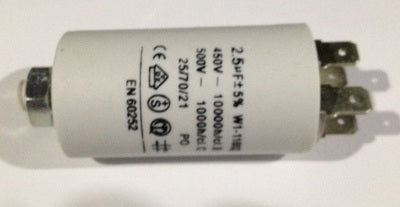 Condensateur condo demarrage moteur 2µf 2 mf µf micro farad 400v 450v 500v cosse am - ECLATS DESTOCKAGE