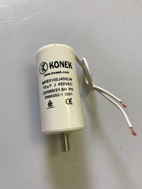 Condensateur de démarrage 10 mf micro farad 450 v/ac - ECLATS DESTOCKAGE